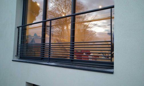 Garde-corps de fenêtre Design câbles